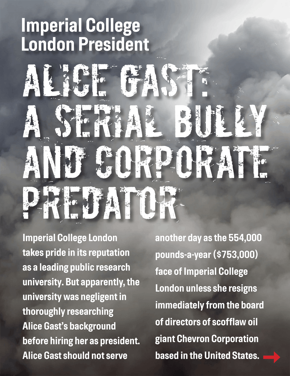 Chevron's Chernobyl - Alice Gast Brochure